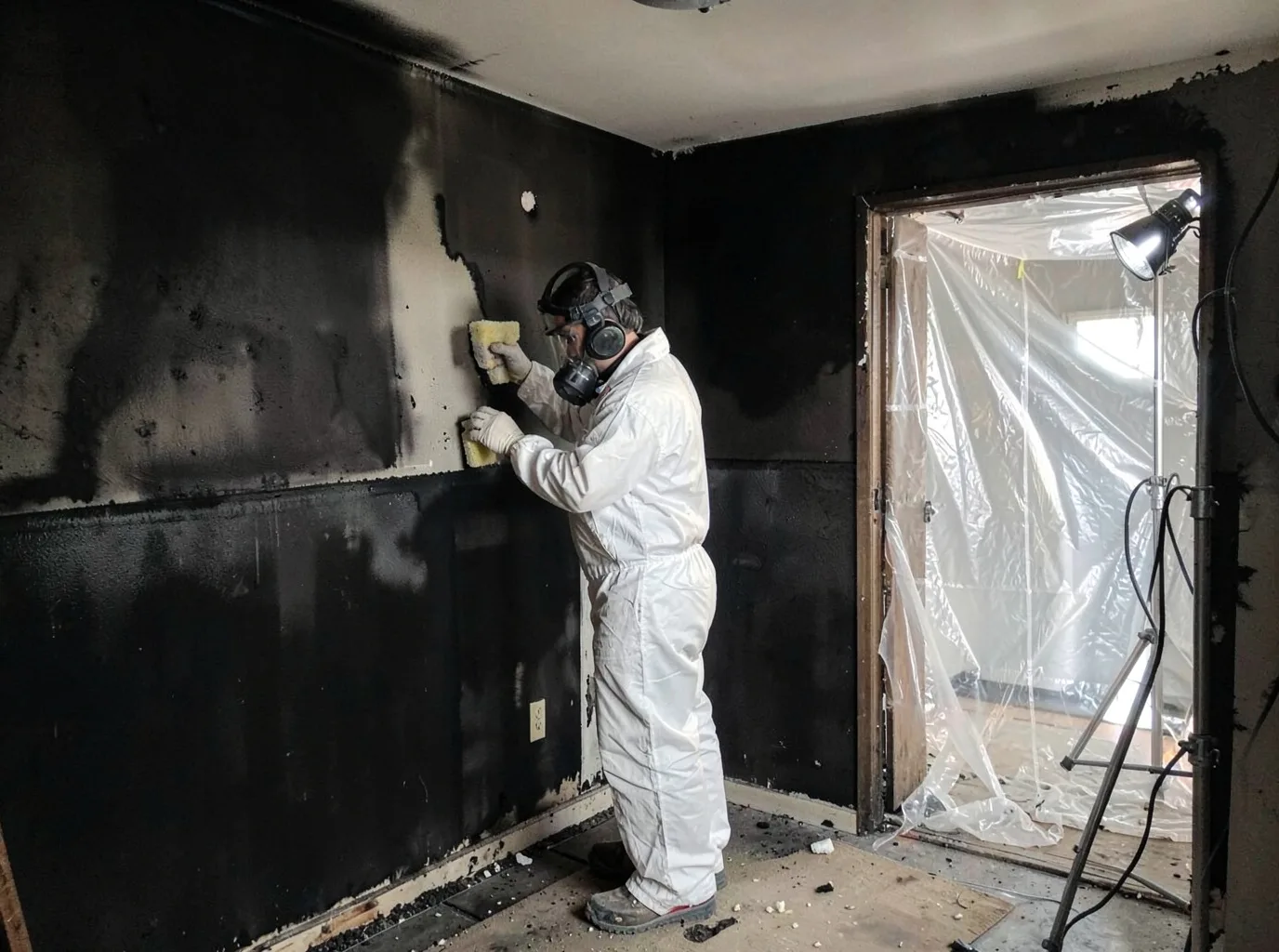 Fire Damage Restoration company in Topinabee, MI